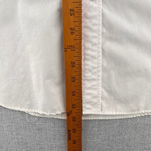 VTG 80s Ely Diamond Western Thunderbird Embroidered Pearl Snap Shirt Men L White - Picture 8 of 11